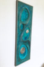 Thumbnail: Californian Artist Lorraine Stelzer Resin 3D Panel Sculpture Painting, 1969
