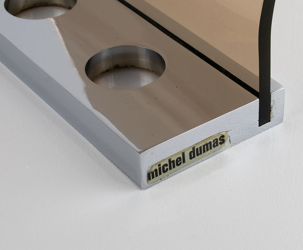 Thumbnail: Michel Dumas for Roche Bobois Lucite and Chrome Umbrella Rack Stand