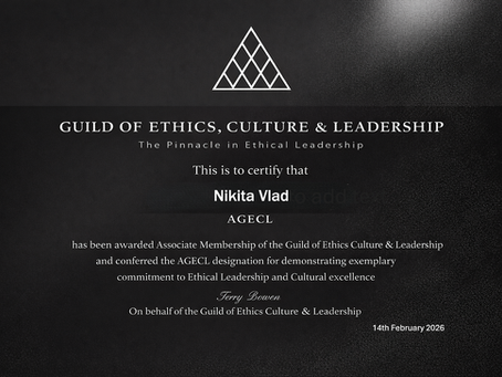 Congratulations to our newest associate member Nikita Vlad