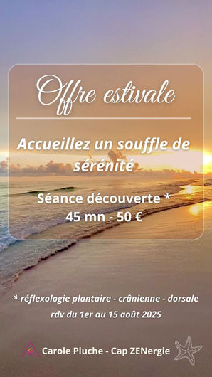 Offre estivale - Séance découverte
