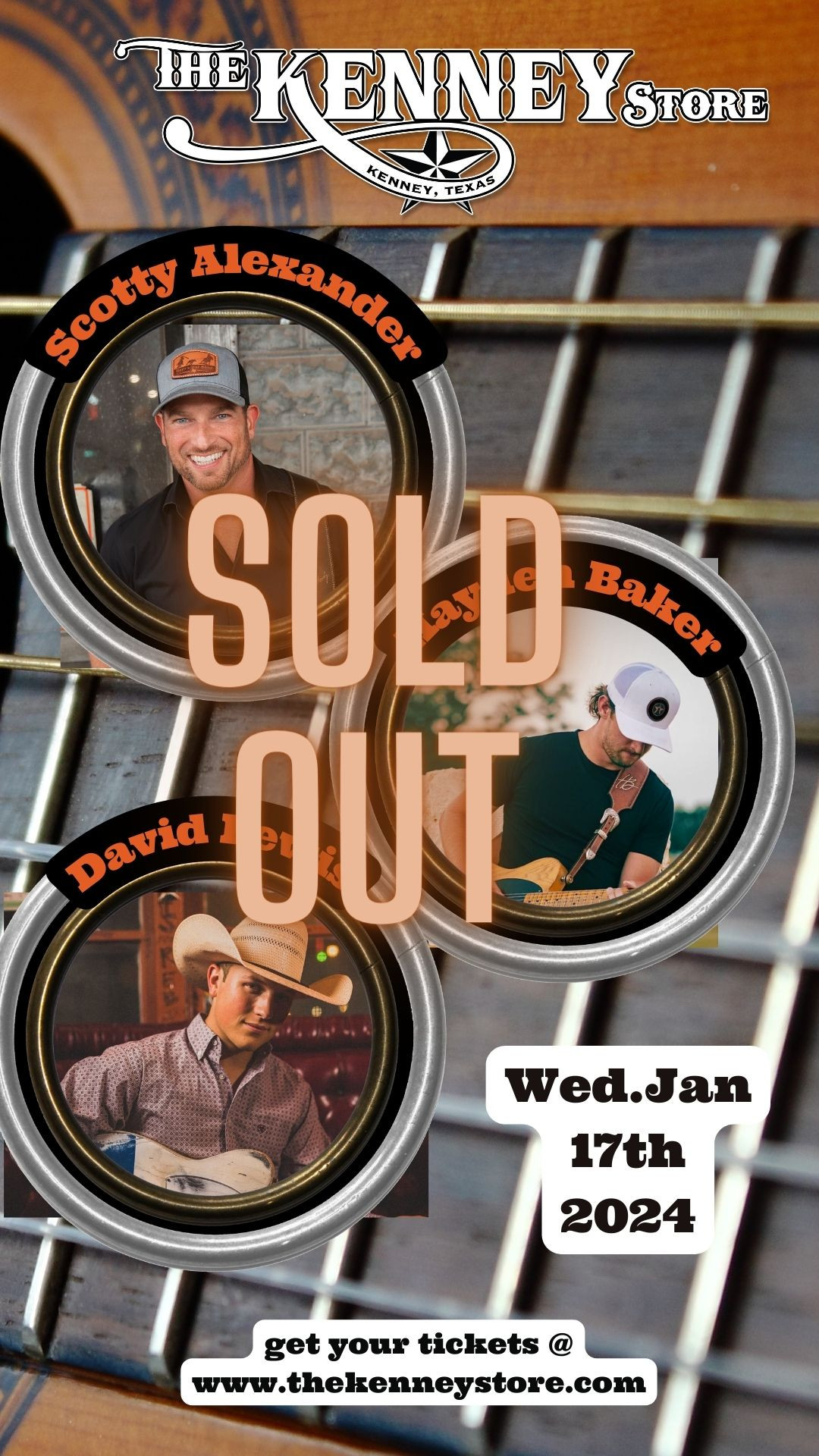 Texas Guitar Slingers Show (Rotation show) The Kenney Store