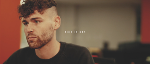 Man with beard, "This is e3p", pensive expression