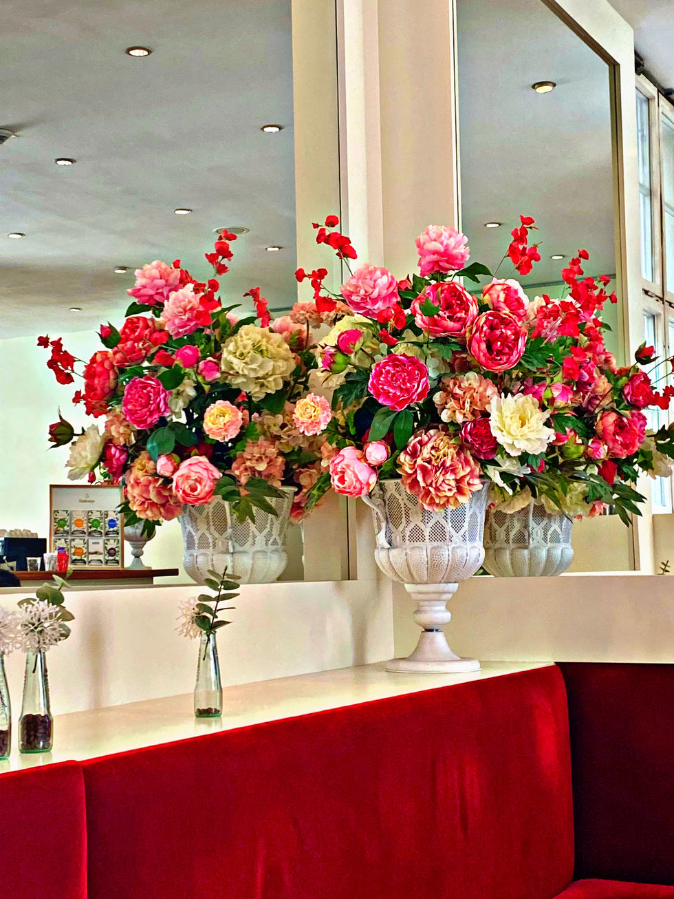 Roses in the Altes Museum, Berlin