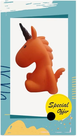 Unicornio anaranjado