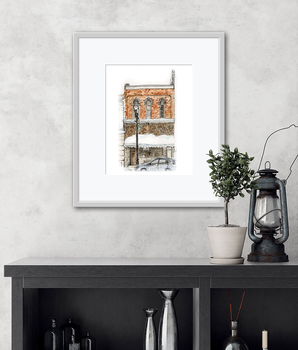 Thumbnail: Sneakers Historic Lowell | art print