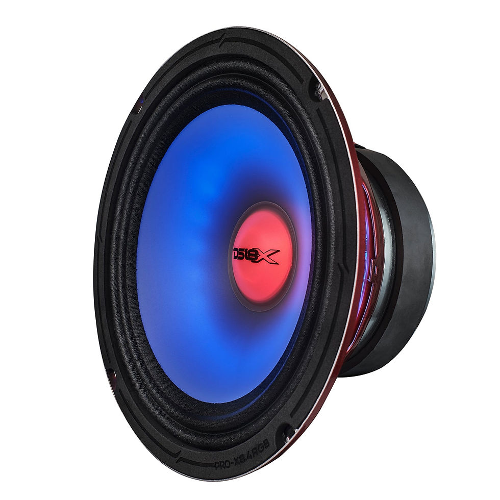 תמונה ממוזערת: 8" Mid-Range Loudspeaker with Dual RGB LED For Cone & Dust Cap 275 Watts 4-Ohm