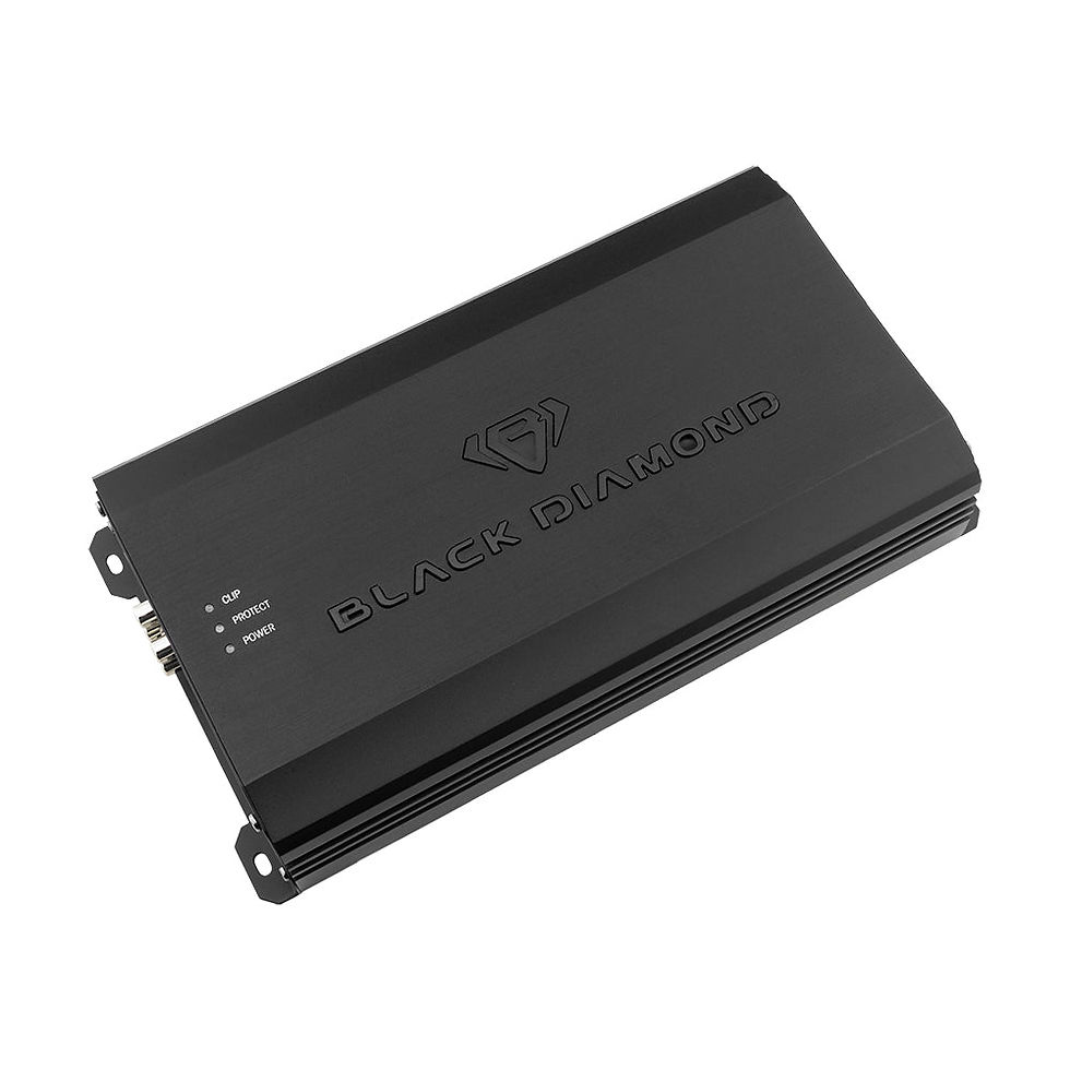 תמונה ממוזערת: Black Diamond 1-Channel Class D Monoblock Amplifier | 1000W RMS at 1-Ohm