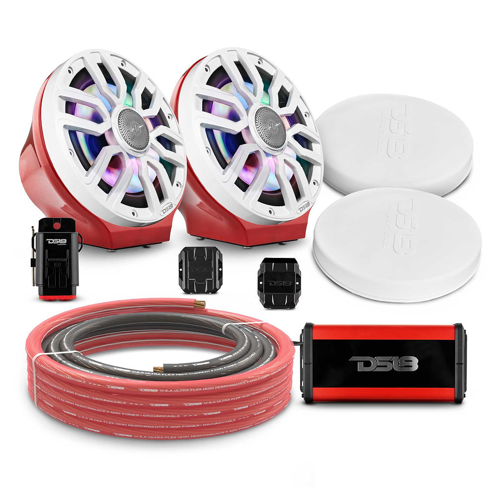 תמונה ממוזערת: 8" Loaded Flat Mount Speaker Pods
