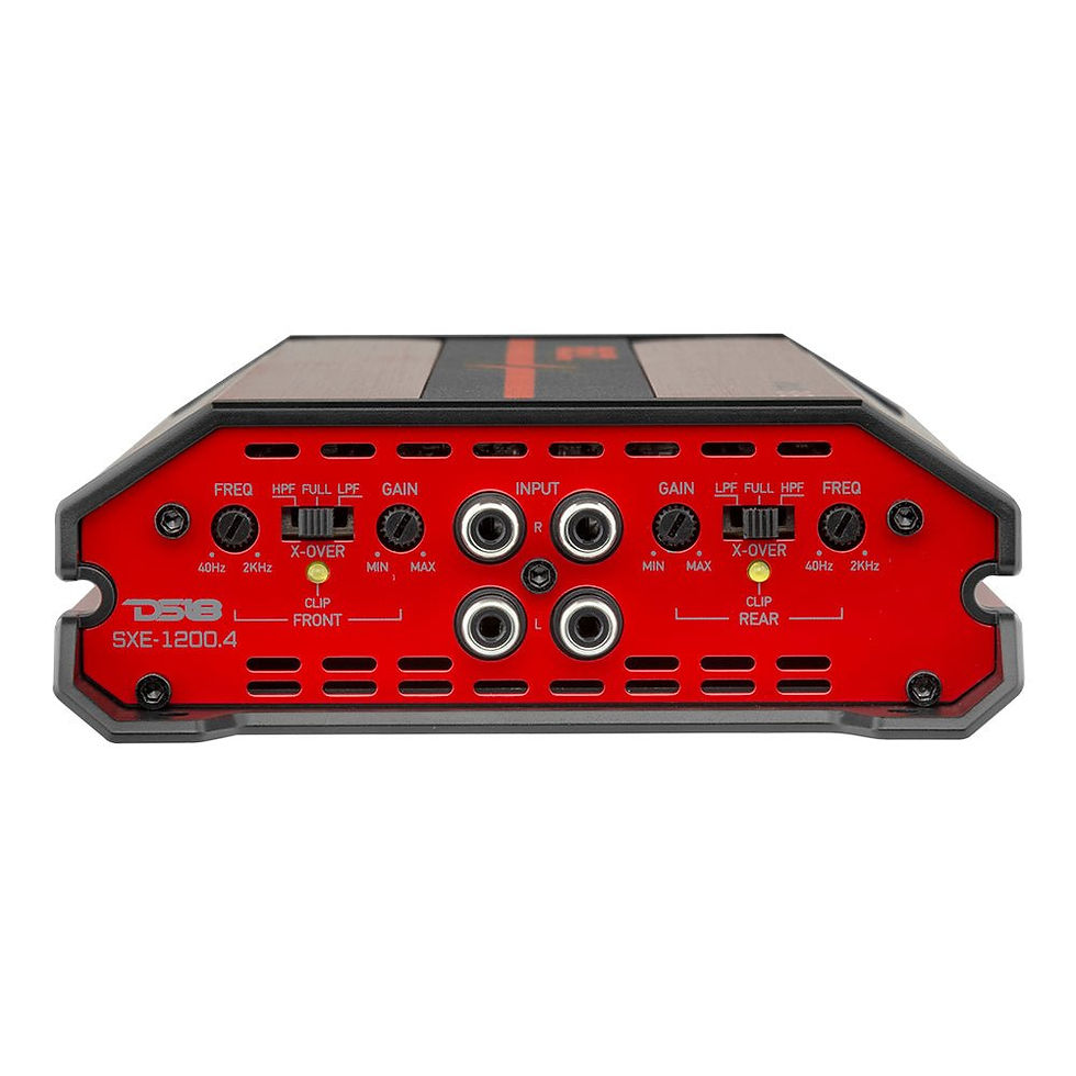 תמונה ממוזערת: SXE Class A/B 4-Channel Full-Range Car Amplifier 4 x 60 RMS @4 Ohm 1200 Watts