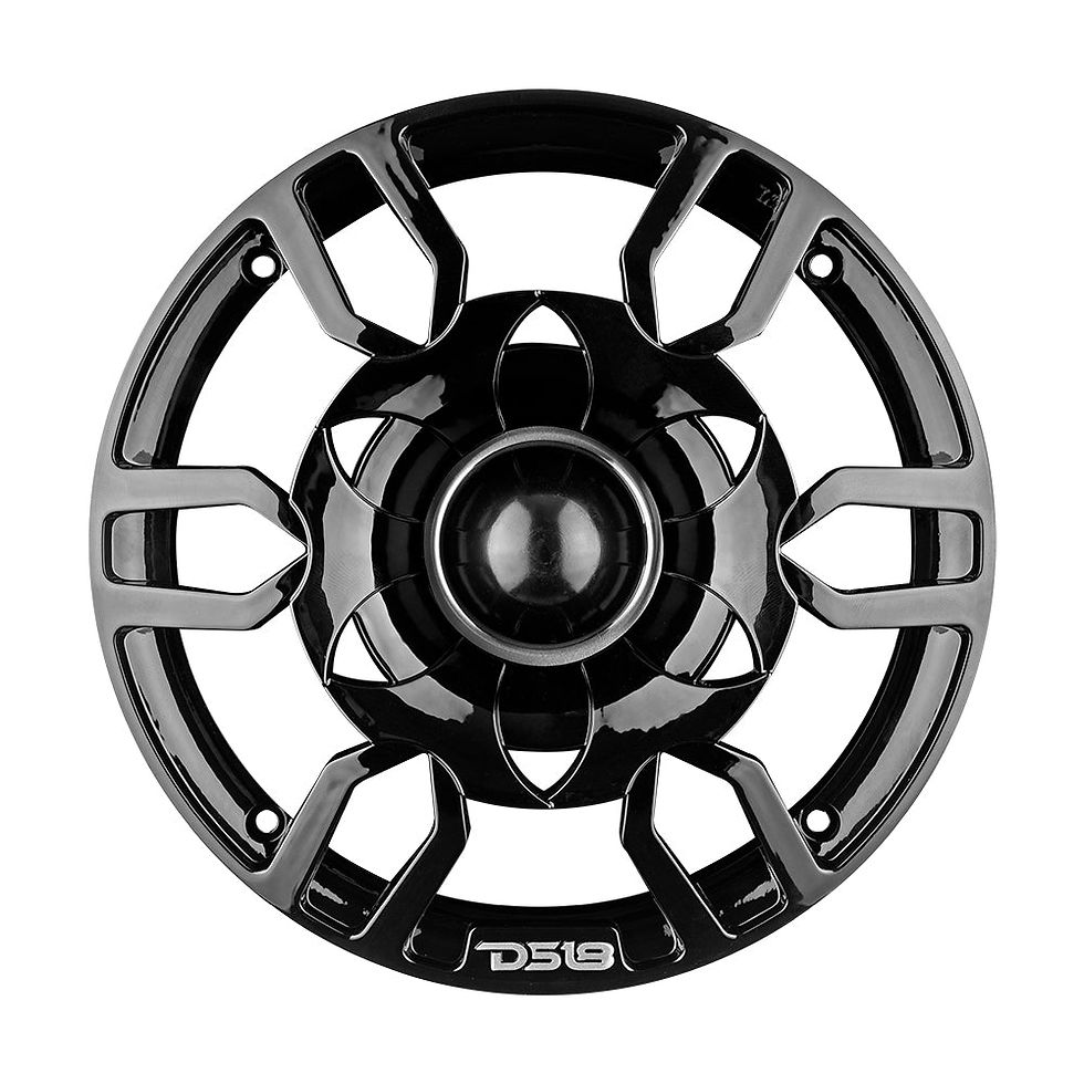 תמונה ממוזערת: 6.5" Speaker Grill with Built-in 1.75" Voice Coil Neodymium Bullet Tweeter...