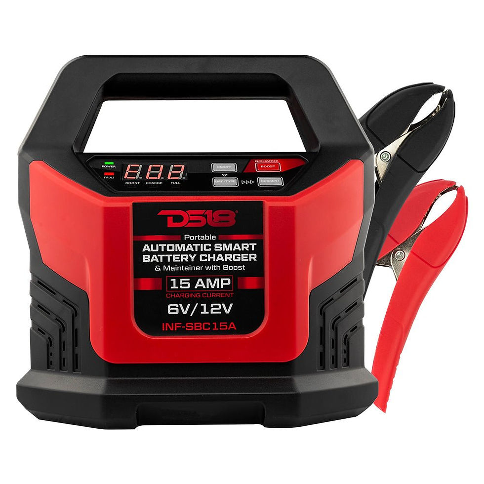15 AMP Automatic Smart Lithium and AGM Battery Charger, Maintainer