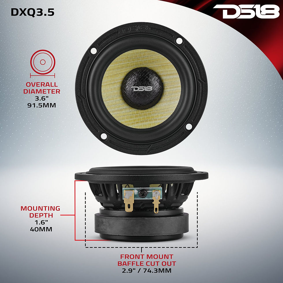 תמונה ממוזערת: DXQ 3.5” Midrange Speaker