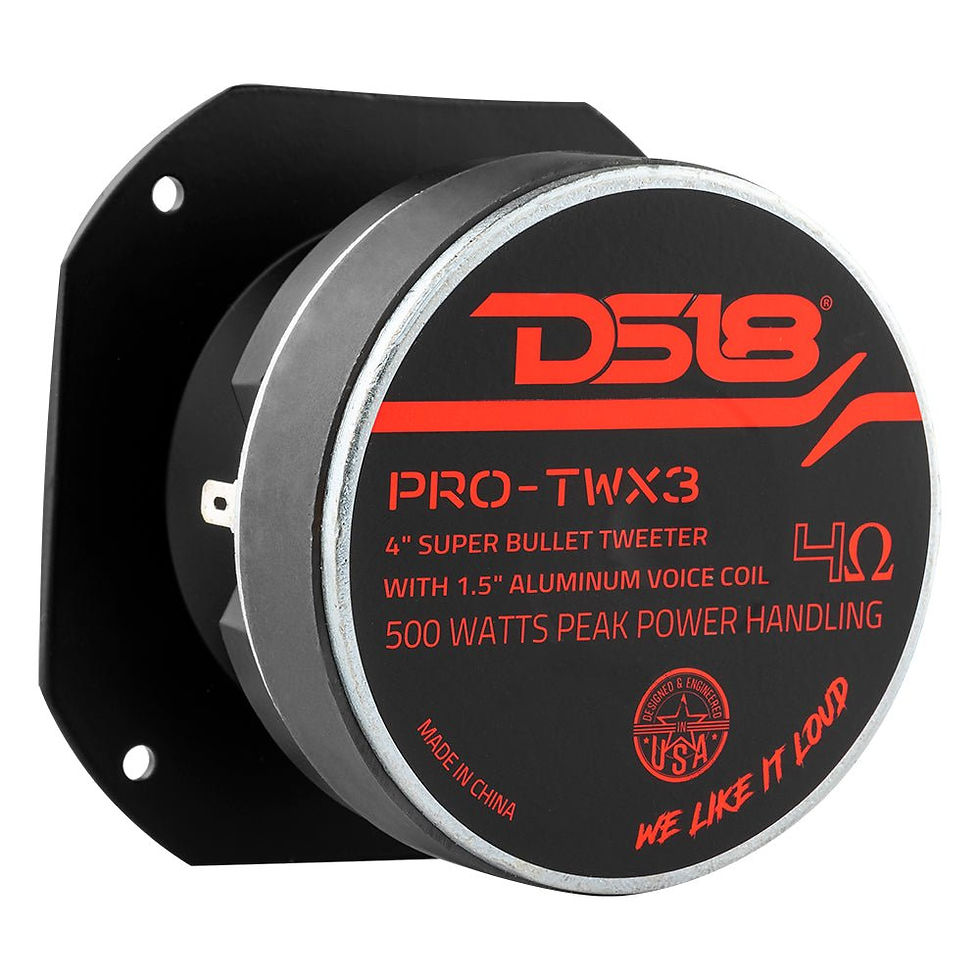 תמונה ממוזערת: 4" Super Bullet Tweeter 250 Watts 1.5" Titanium 4-Ohm Vc
