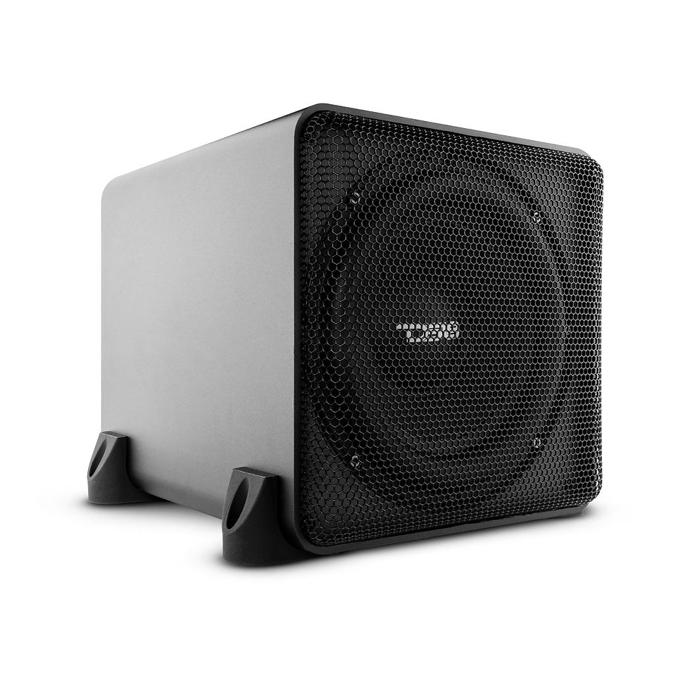Dual 8" Loaded High End Aluminum Subwoofer Enclosure 300 Watts Rms