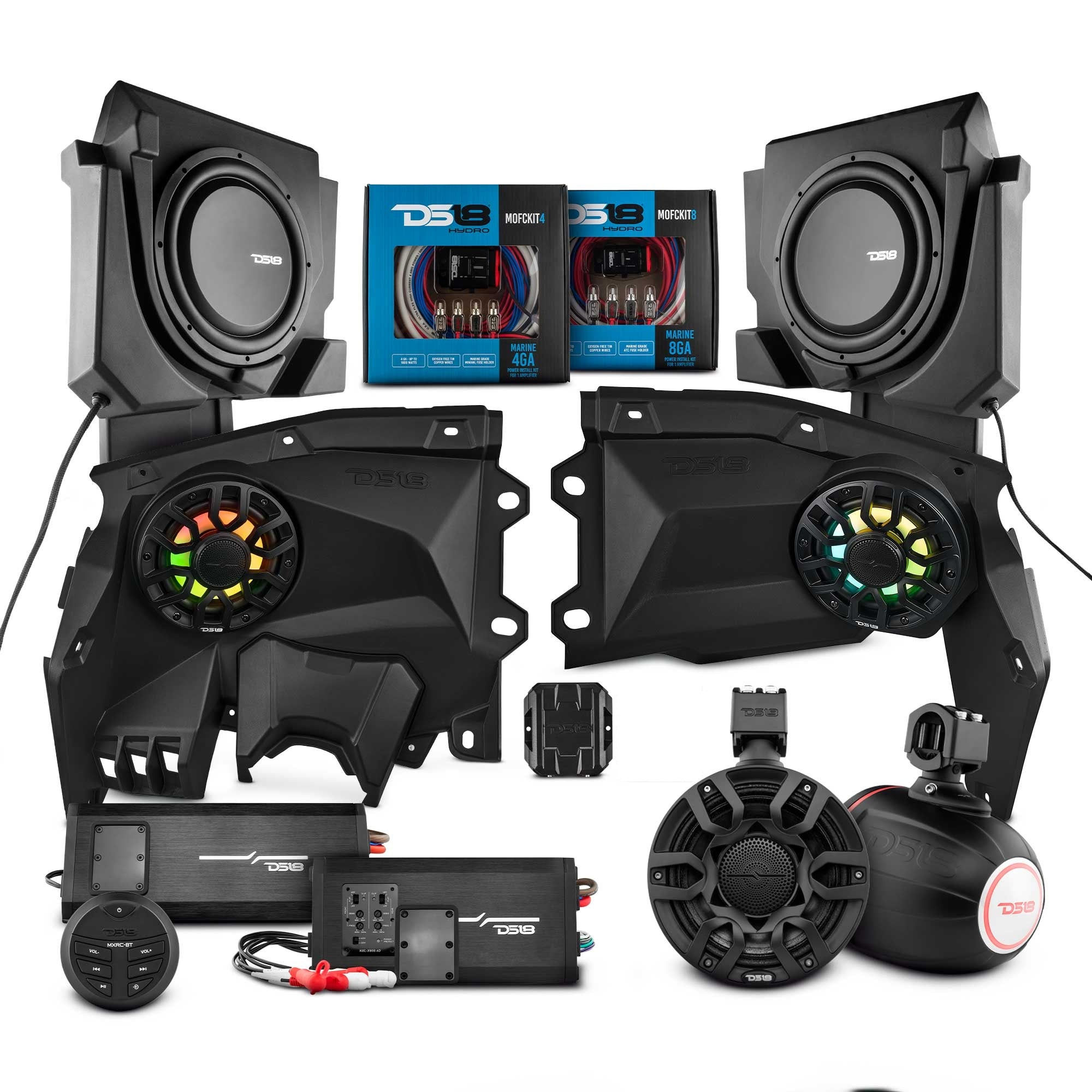 Can-Am Maverick X3 Stage 4 Dash Panel Speaker Enclosures + Driver