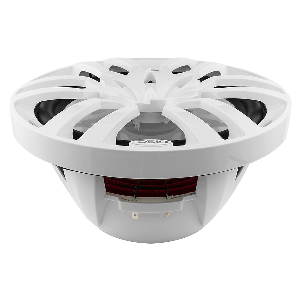 תמונה ממוזערת: NXL 10" 2-Way Coaxial Marine Speaker with LED RGB Lights | 200W RMS 4-Ohm