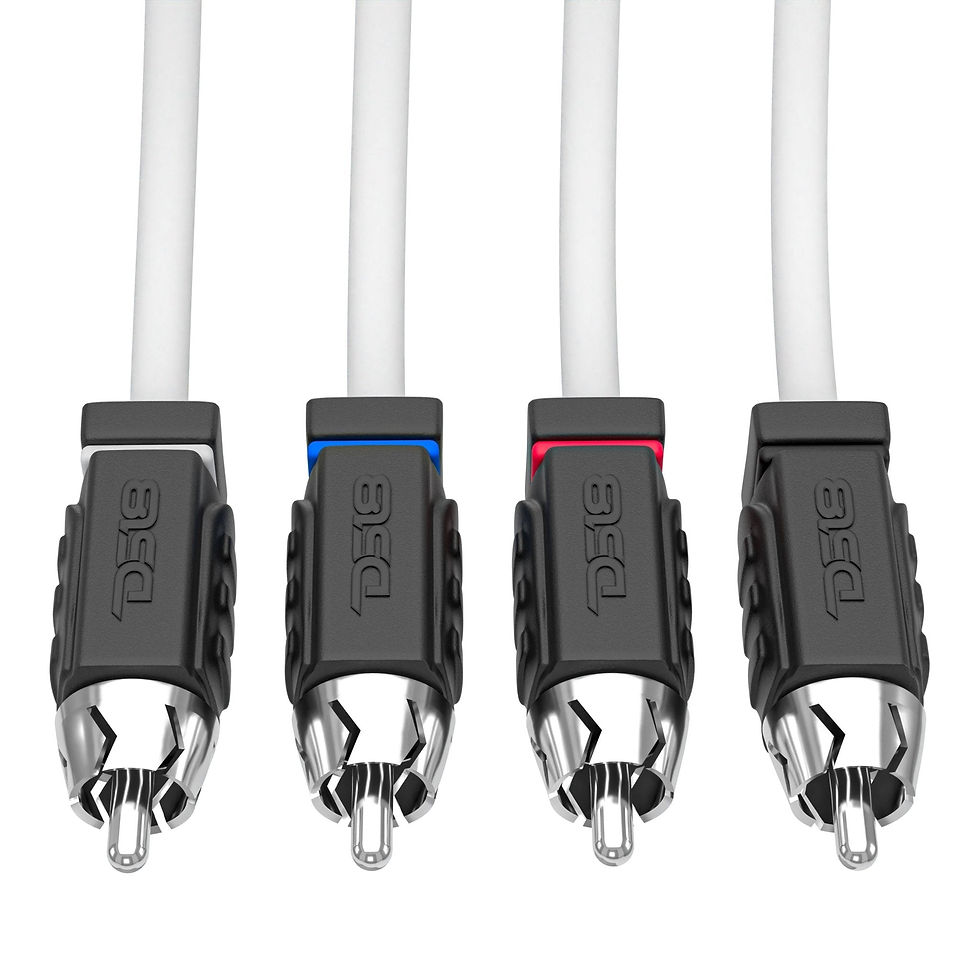 תמונה ממוזערת: RCA Marine Grade Tinned 100% Copper OFC 25 Feet / 4 Channel - WHITE