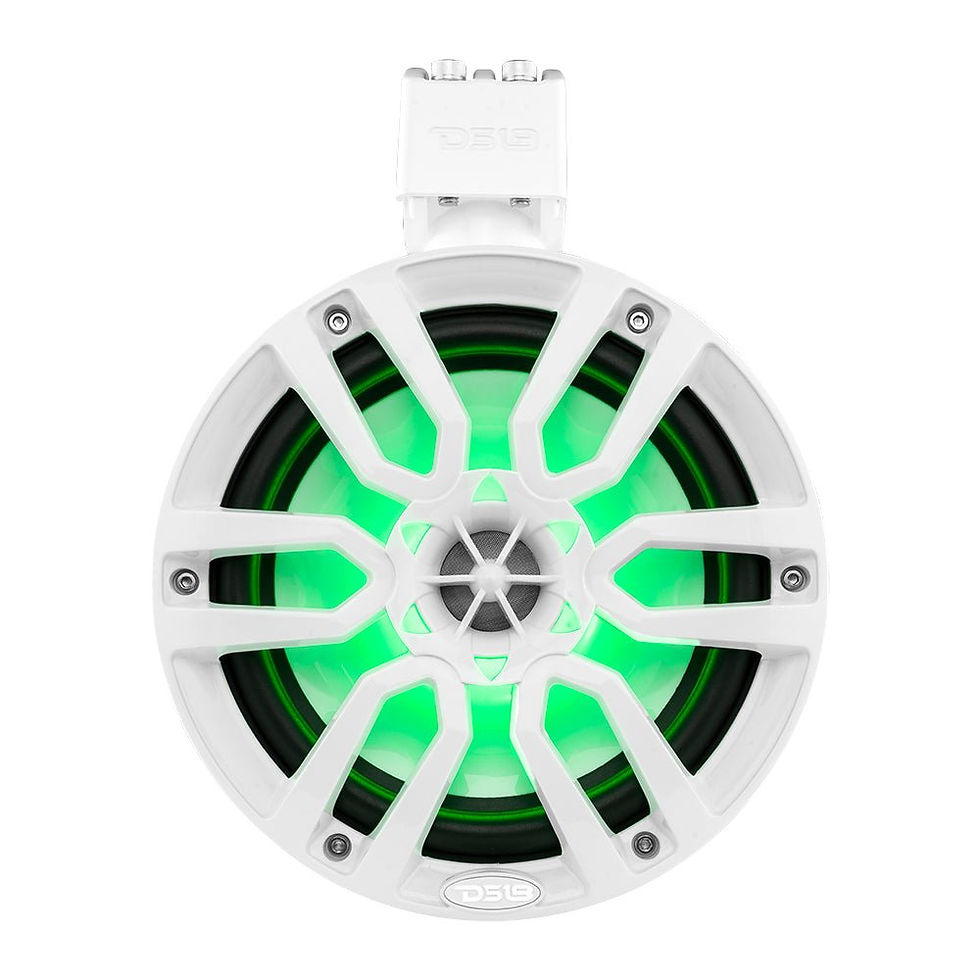 תמונה ממוזערת: NXL 8" Marine and Powersports Towers LED RGB Lights 125 Watts Rms - White