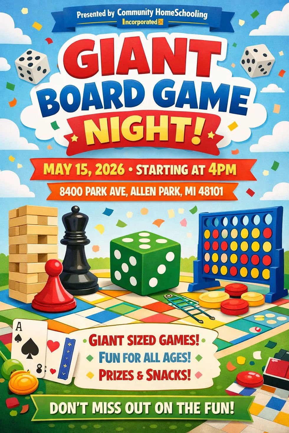 Giant Board Game Night