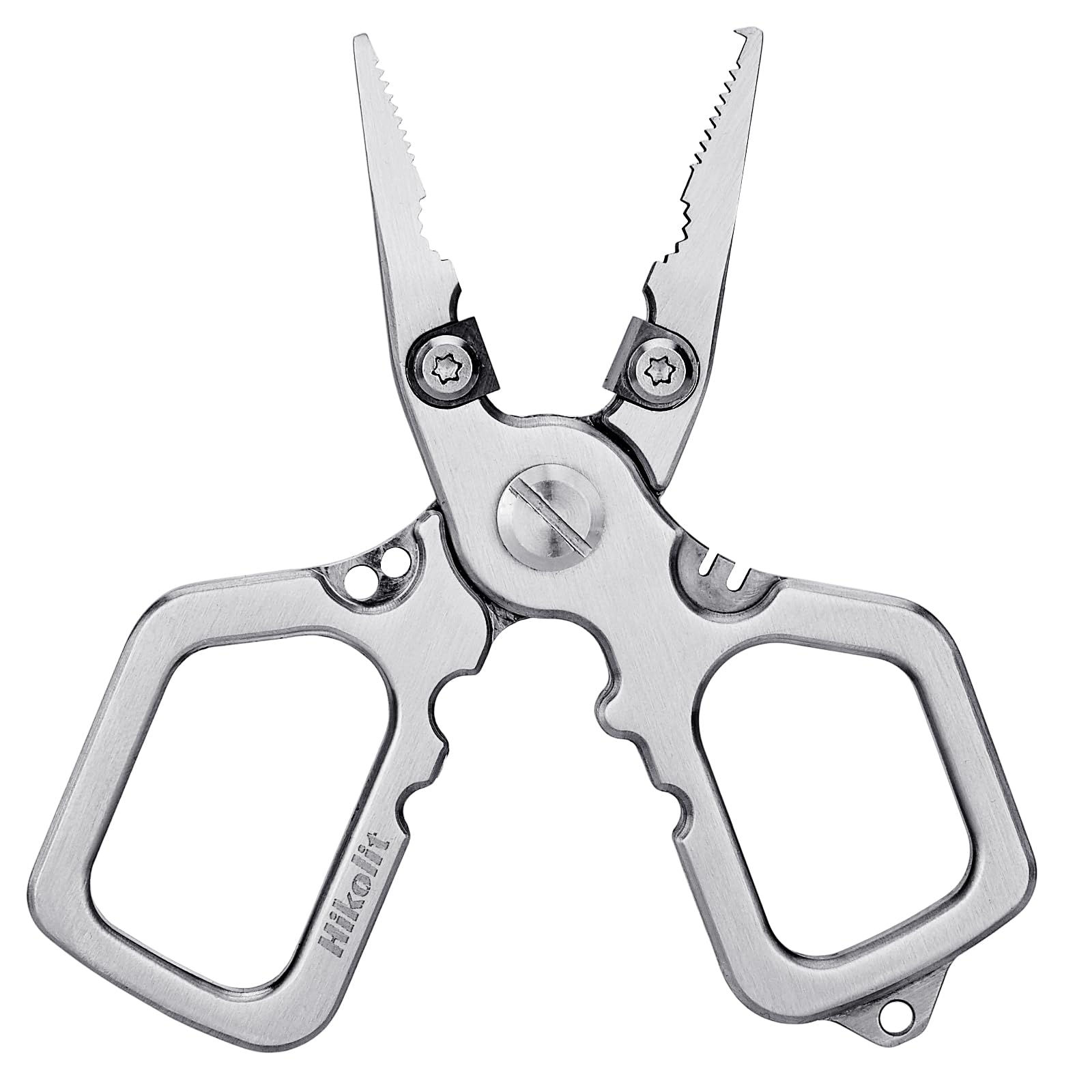 Hikolit 4 inch Fishing Pliers Saltwater Stainless Steel Fishing Pliers with Spli