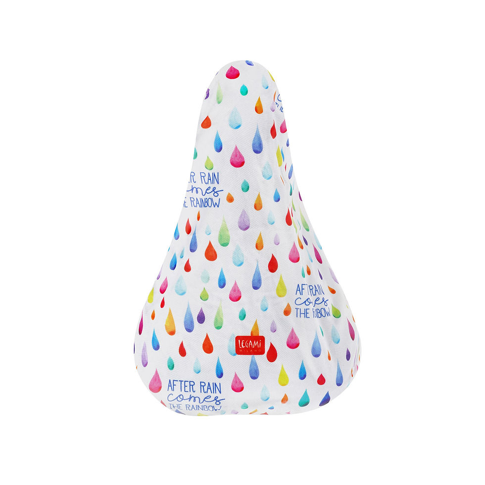 Thumbnail: Legami Bikeaholic Bicycle seat / saddle cover waterproof - after rain