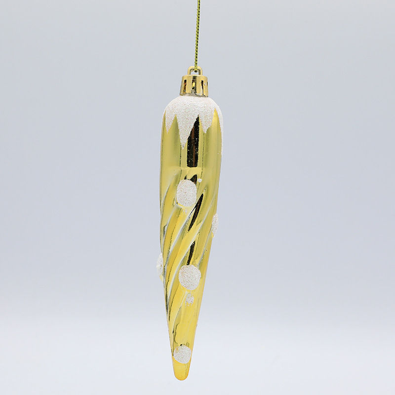 Miniatura: Christmas Tree Decorations - Hand-Painted Plastic Ornaments