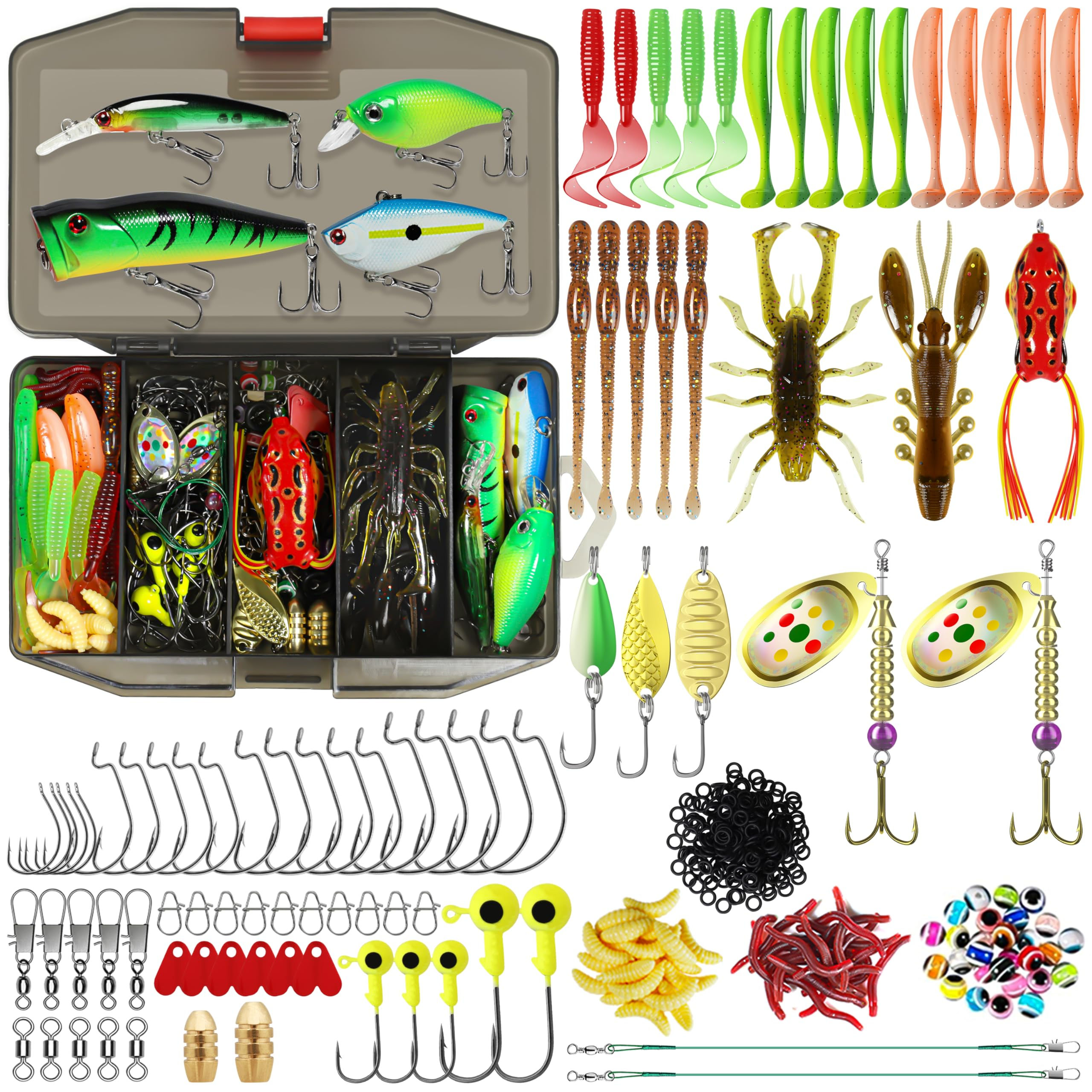 TRUSCEND Widely Used Fishing Lures Kit Fishing Sinkers Weights Worth Every Penny
