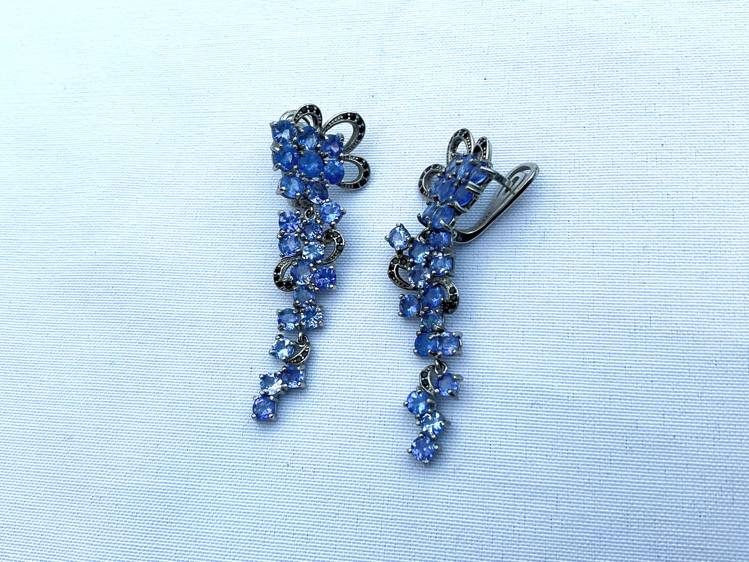 Tanzanite Drop Earrings