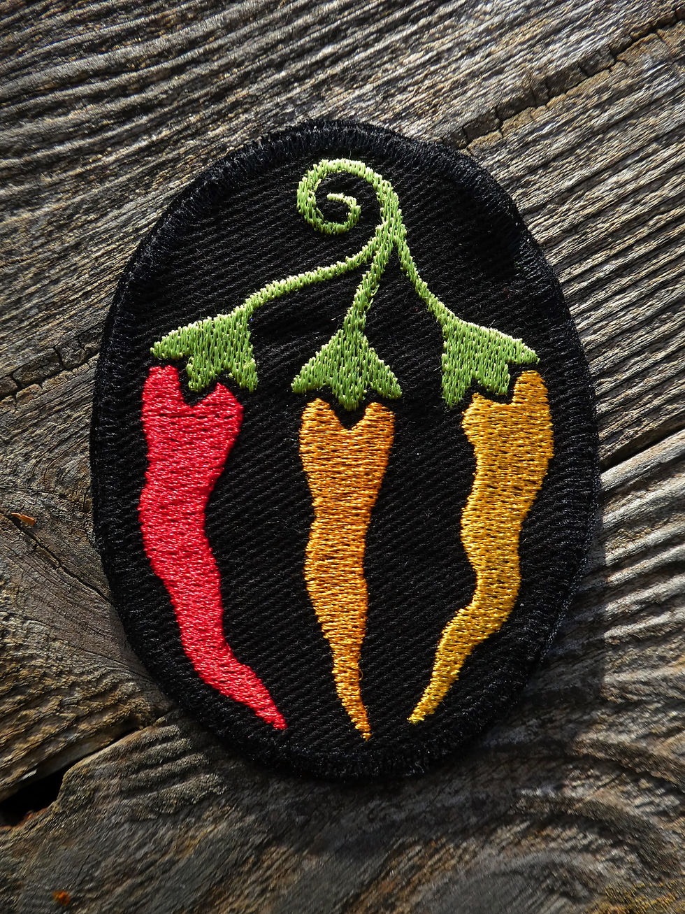 Thumbnail: Chillies Embroidered Patch