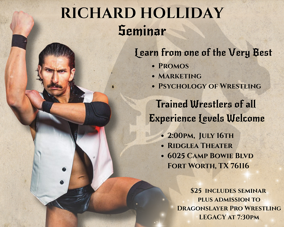 Richard Holliday Seminar