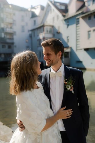 Standesamtliche Hochzeit in Esslingen am Neckar im Klein Venedig