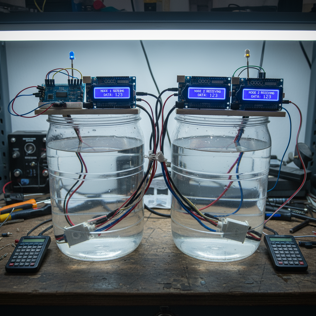 IR Wireless Underwater Communication System