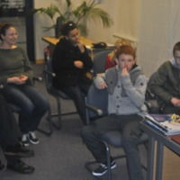 Southern Cross School visit to YC Office in Salford Quays