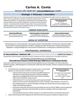 Tech Resume | VP of HR & Technology | Written by Elev8 Coaching & Resumes
