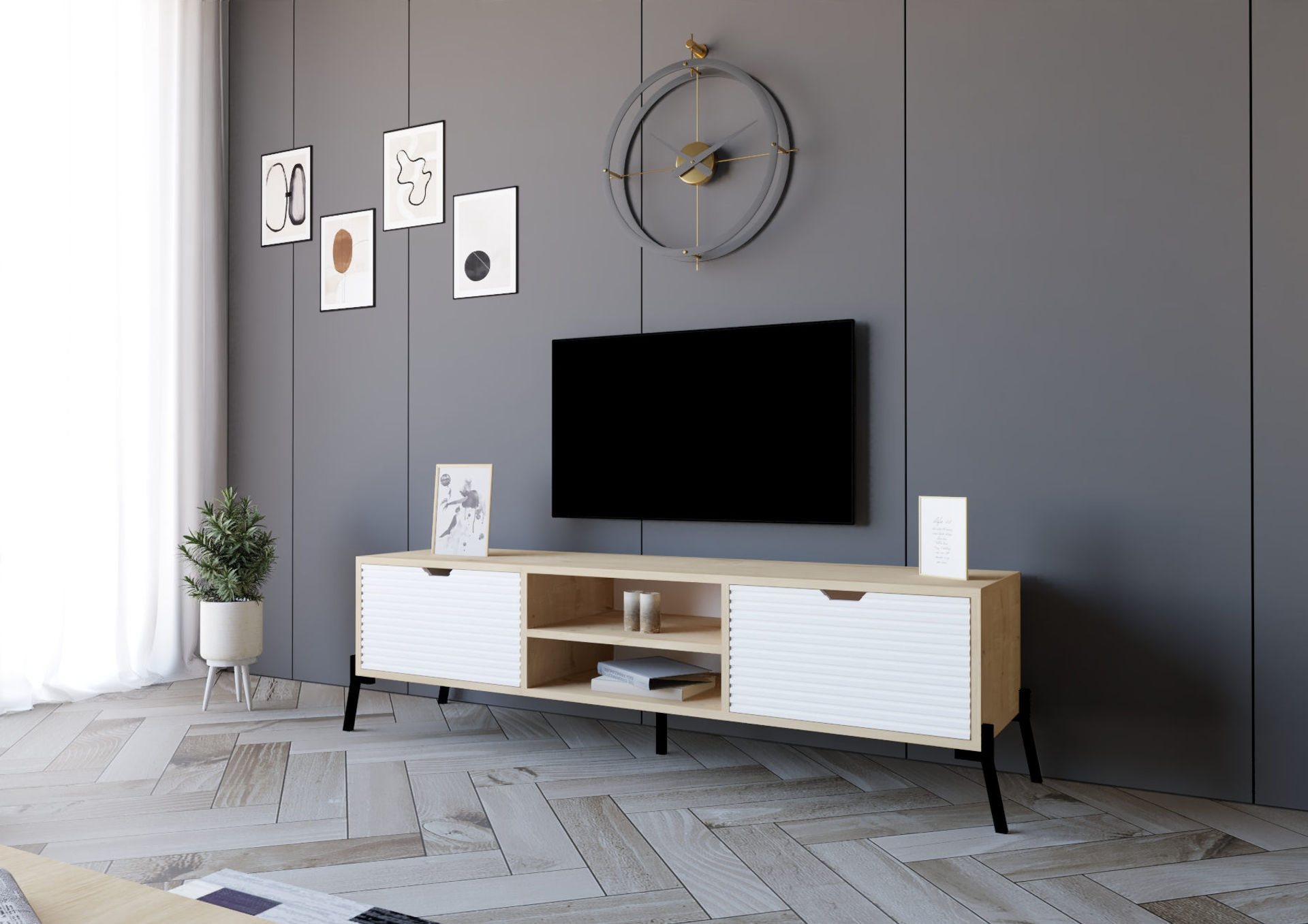 Nost - Sapphire Oak, White