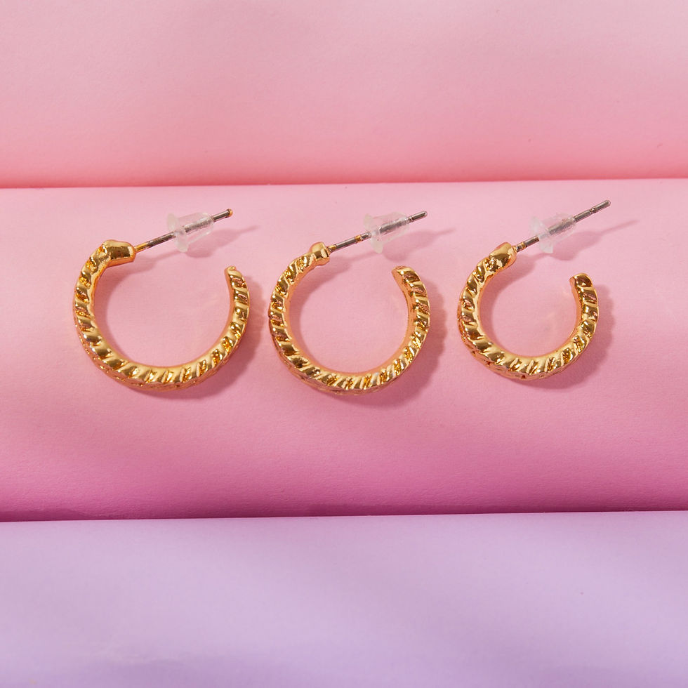 LustraMetallique Earrings: Shine & Endure