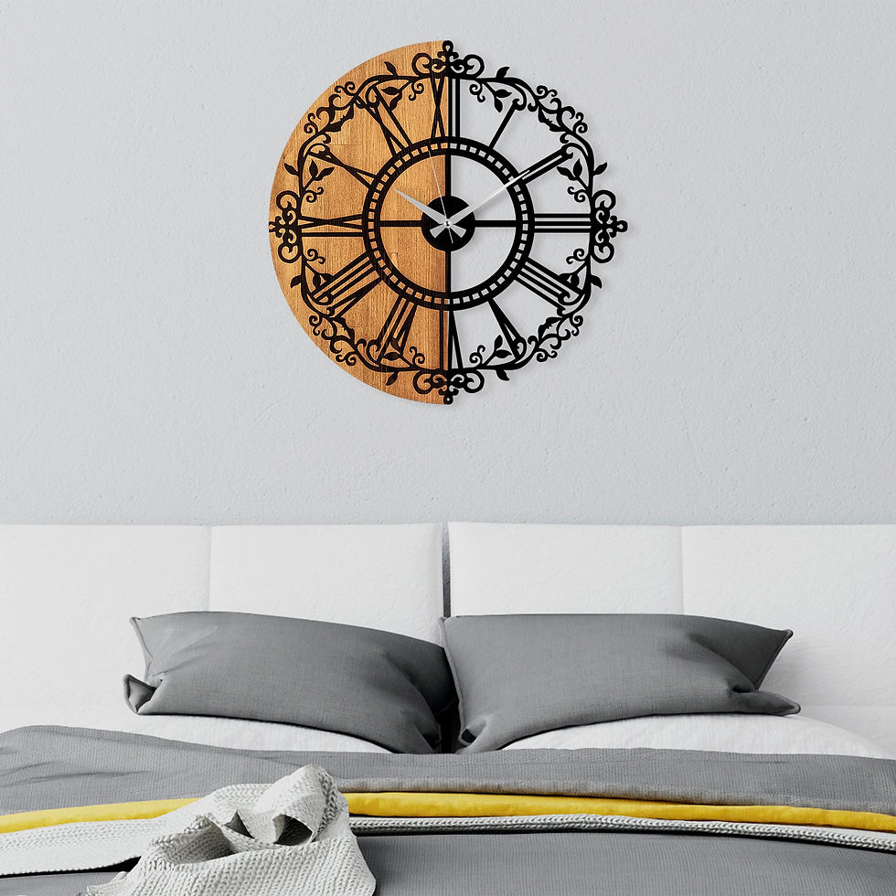 Thumbnail: Wooden Clock - 63