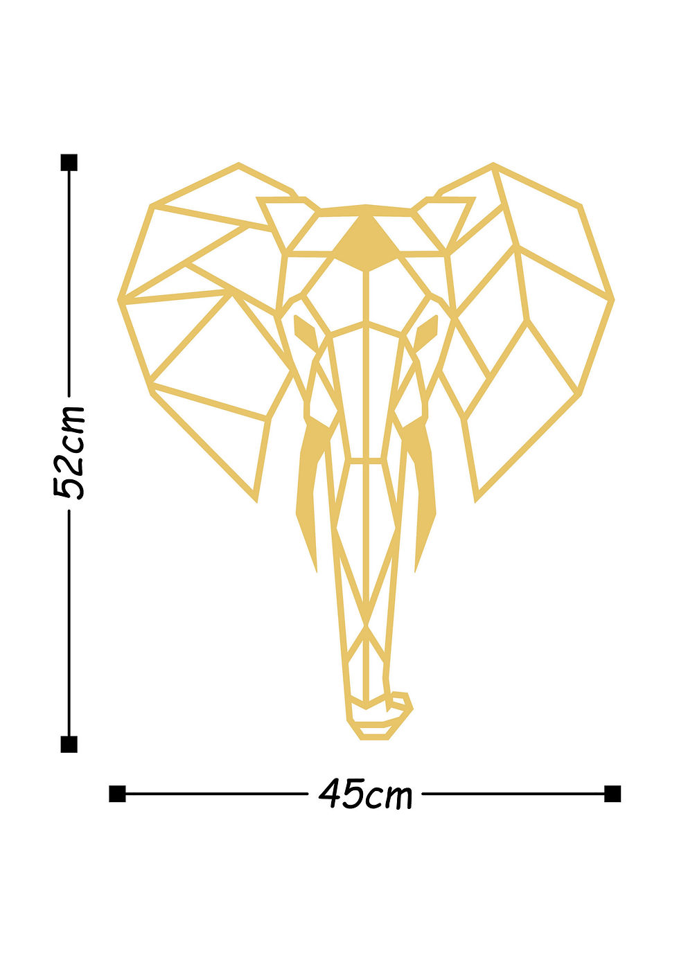 Thumbnail: Elephant Metal Decor - Gold
