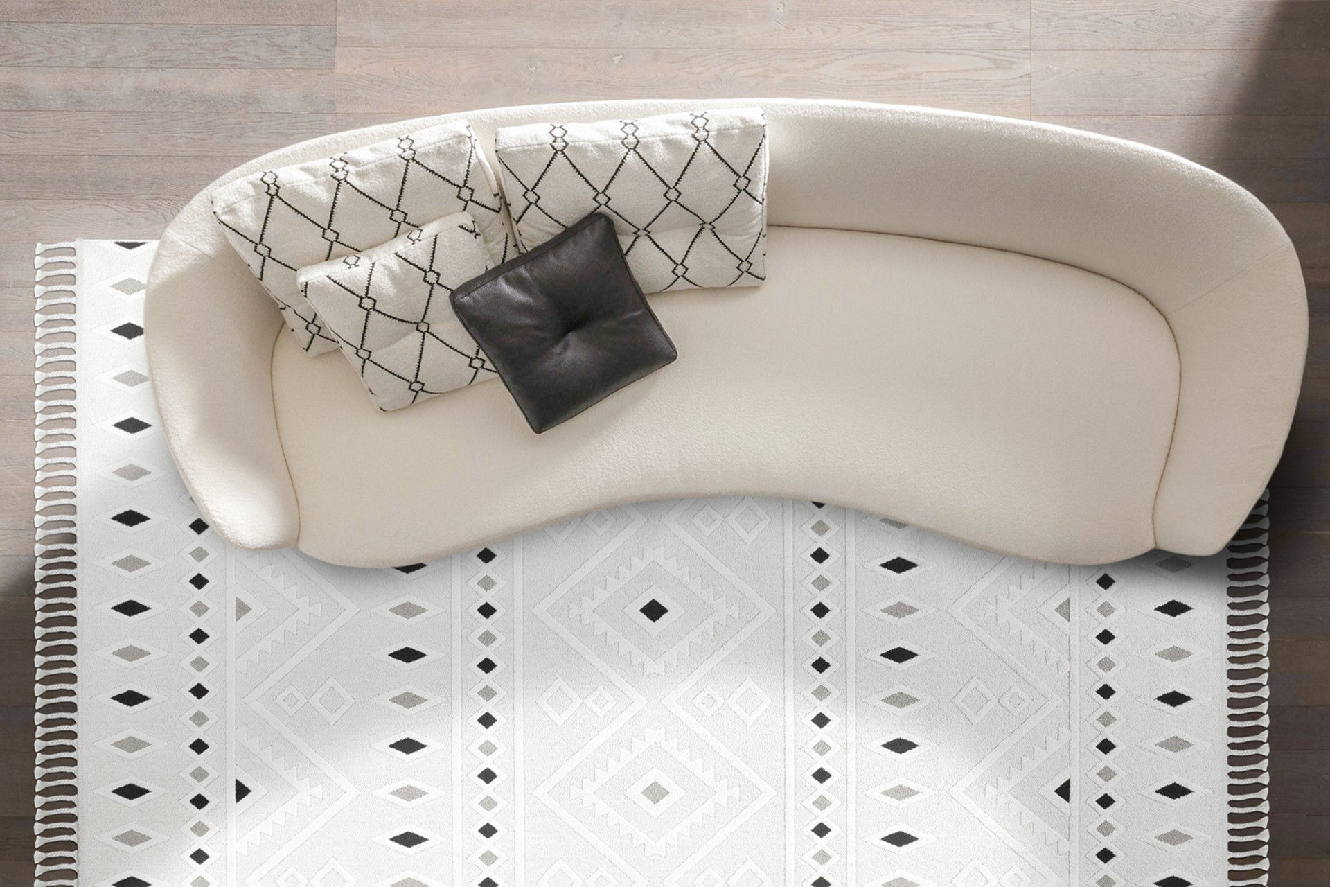 33412A Malta - Cream, Grey