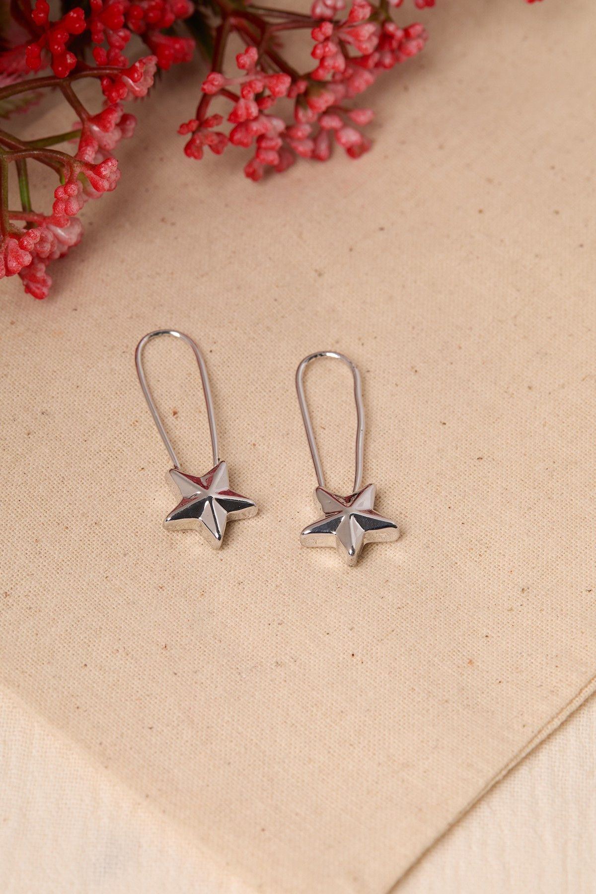 SilverLuxe Radiant Metal Earrings