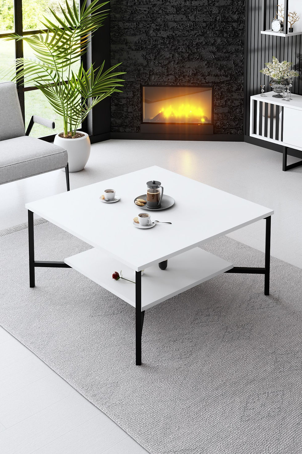 Thumbnail: Chrome Line Set - White, Black
