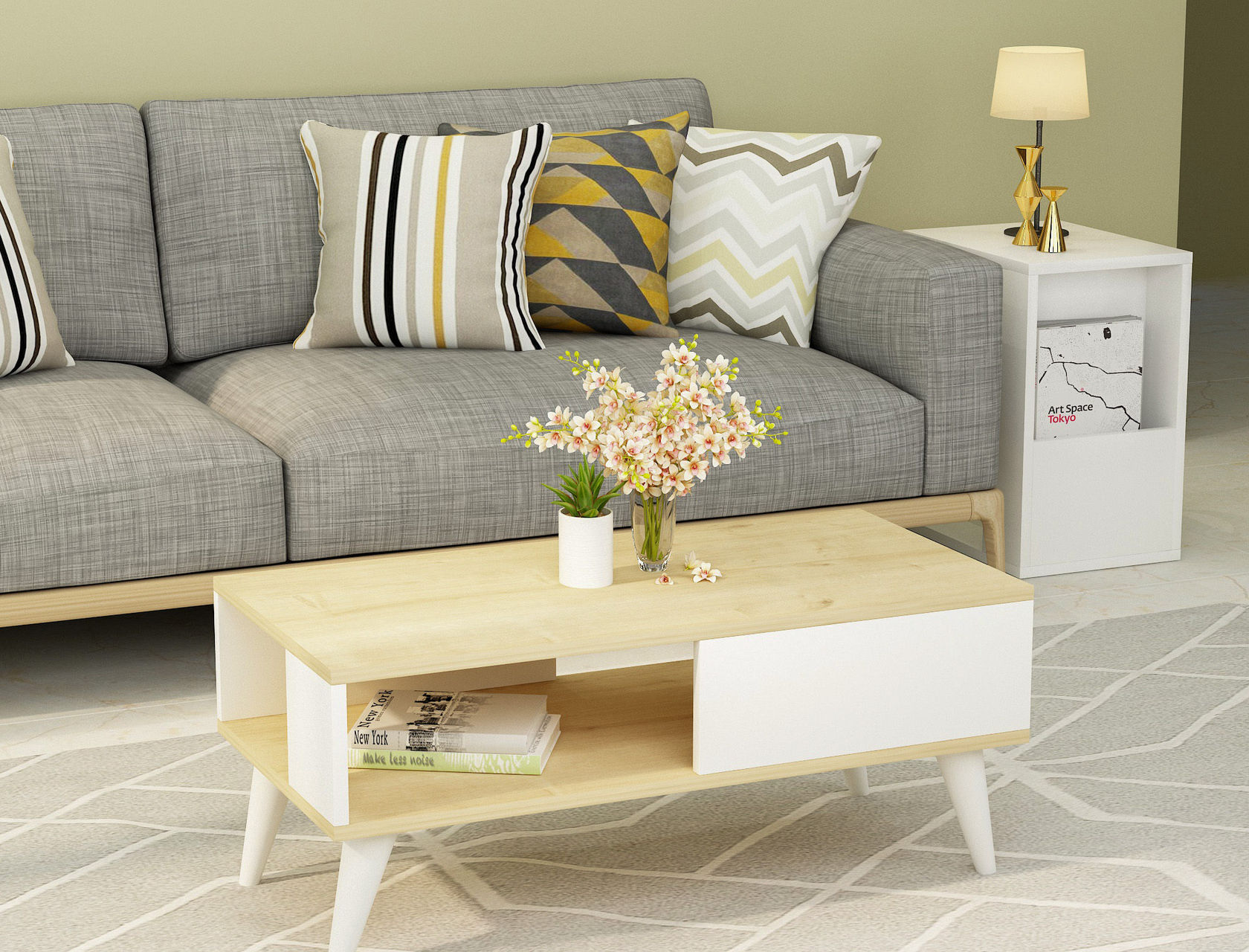 Seul - Sapphire, White