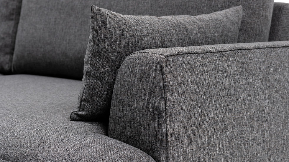 Thumbnail: Felix Extra Soft Corner Sofa Left - Dark Grey