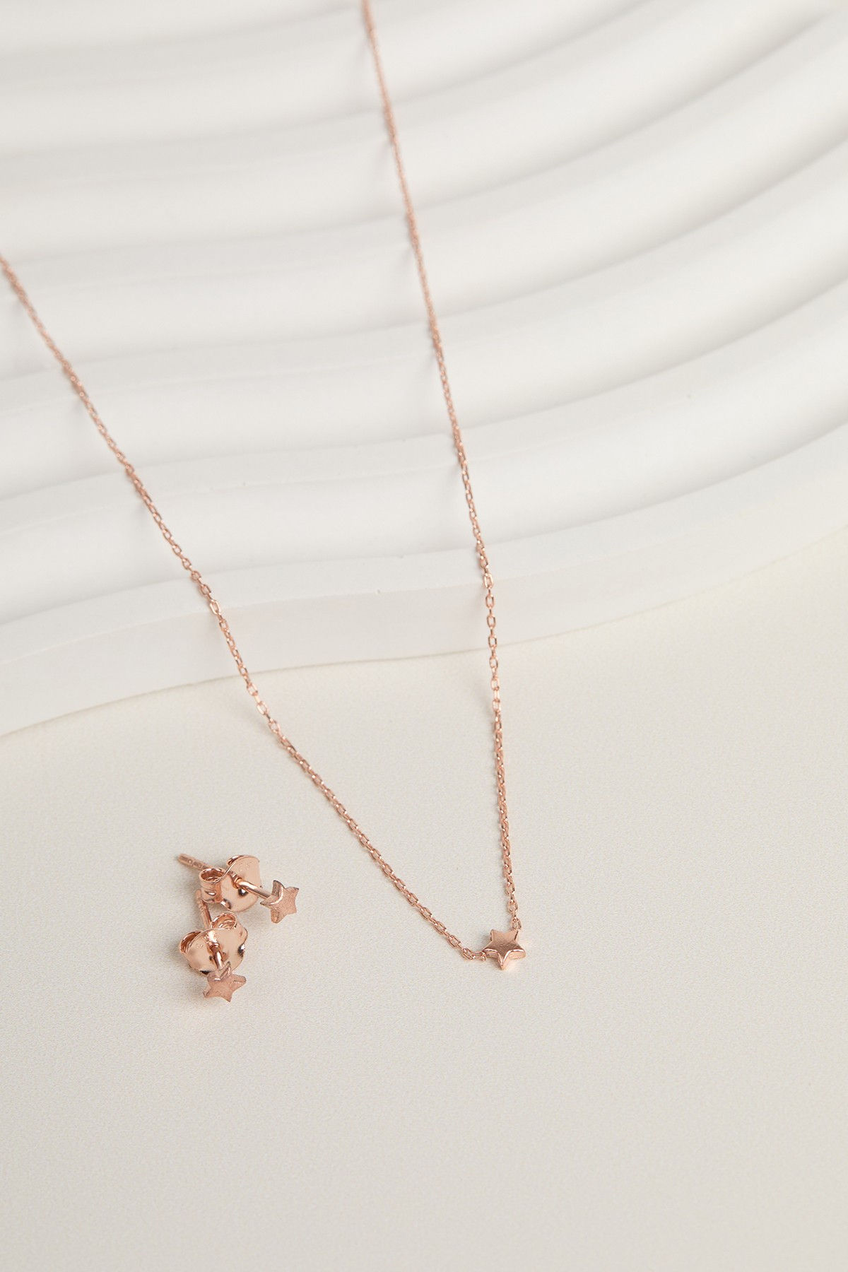 LustreRose Silver Elegance Set