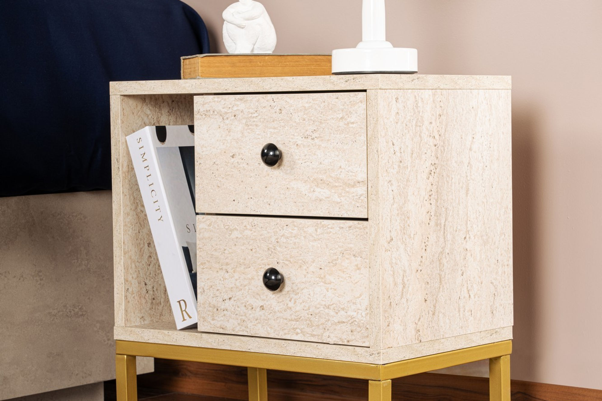 Glimmer - Travertine, Gold