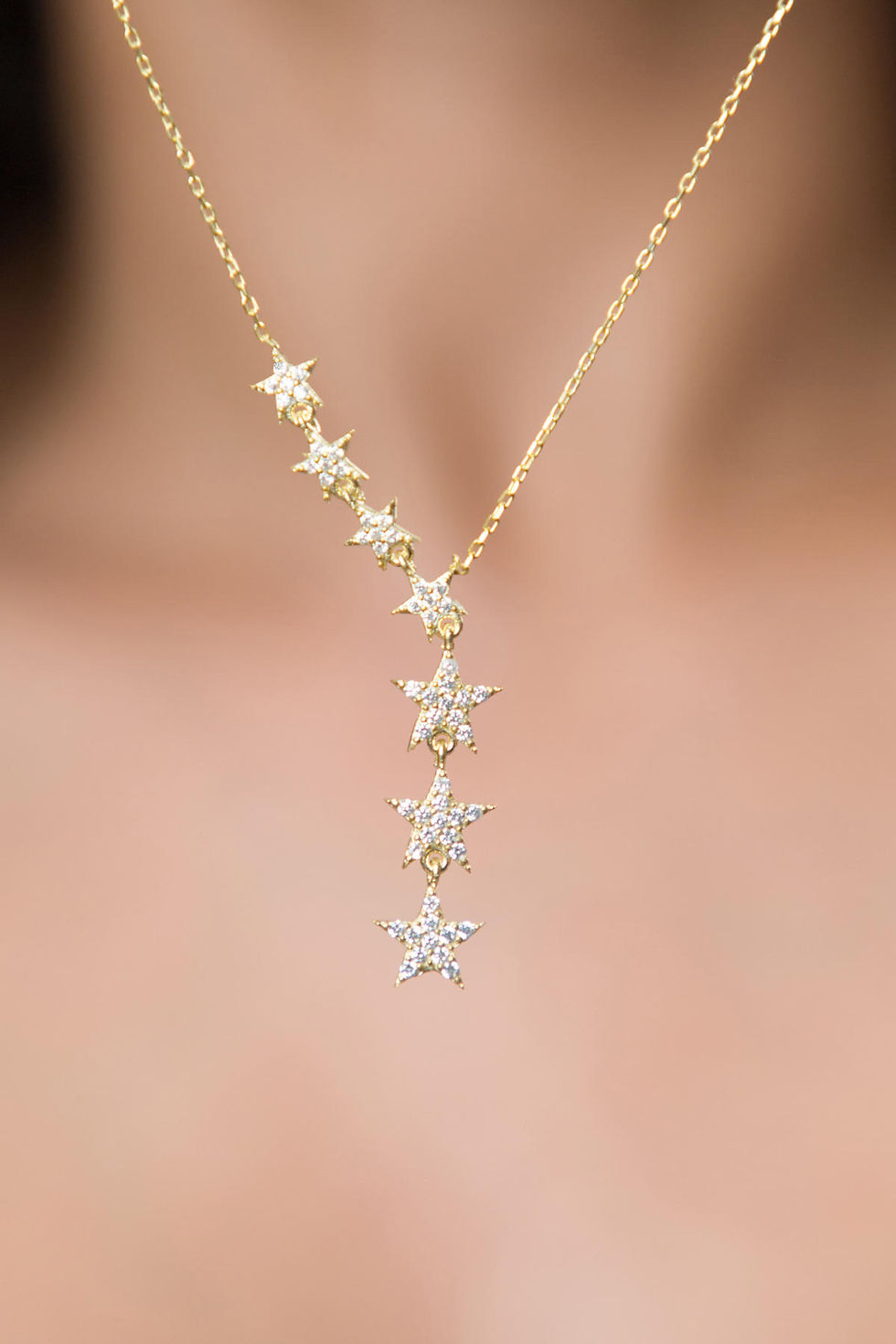 Thumbnail: LustreGlimmer Silver Elegance Necklace
