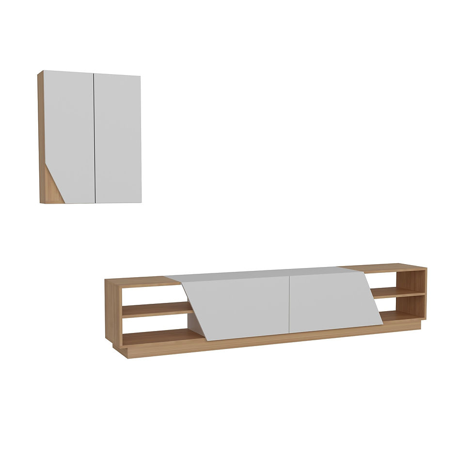 Thumbnail: Zebra - White, Teak
