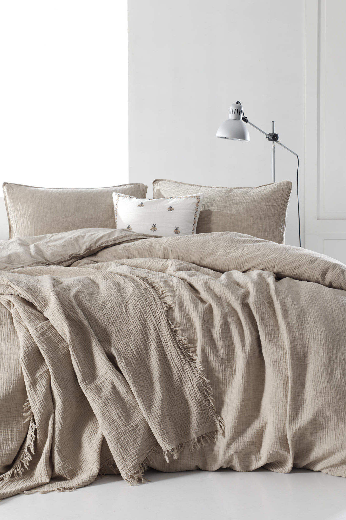 Muslin Stonewashed - Tan