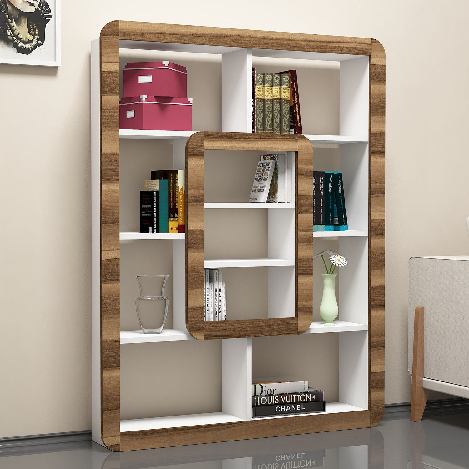 Orkide - White, Walnut