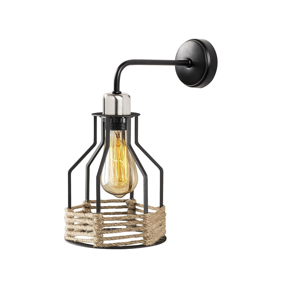Thumbnail: LuminoForge Industrial Wall Light